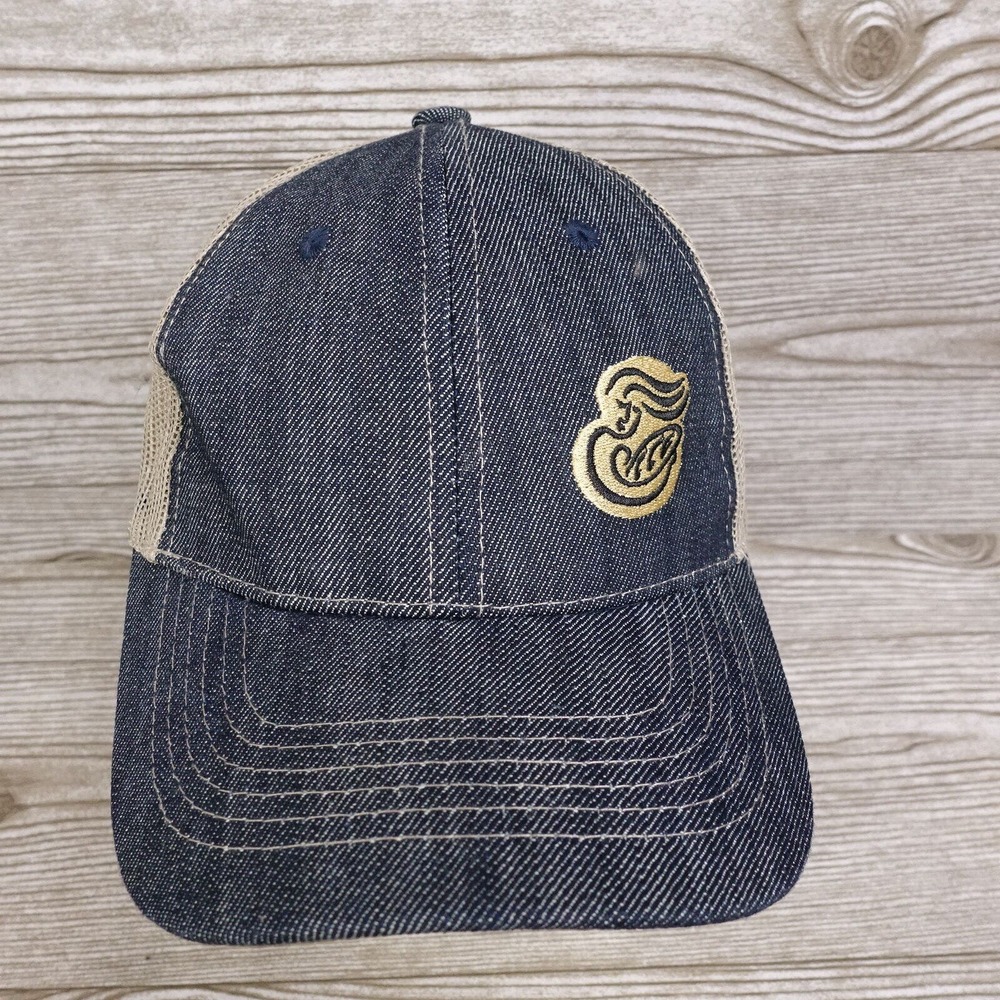 PANERA BREAD CO LOGO BLUE MESH VENTED WORK EMPLOYEE BASEBALL‎ HAT CAP